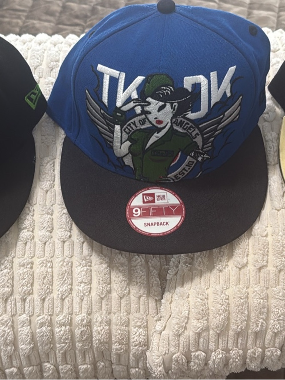 TOKIDOKI collectors set of 3 like new Snapback Cap with Embroidered Patch. $150